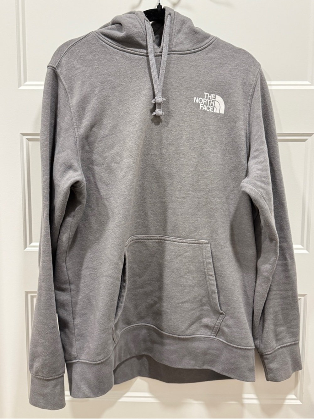 The North Face Hoodie Mens Large Gray Pullover Hoodie